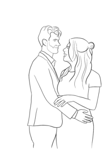 Digitale maatwerk illustratie gemaakt door lienillustreert (Joceline