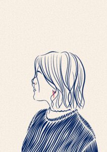 Vrije digitale illustratie geïnspireerd door natuur en emoties — lienillustreert (joceline)