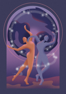 Vrije digitale illustratie geïnspireerd door natuur en emoties — lienillustreert (joceline)