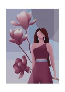 vrije illustratie - magnolia