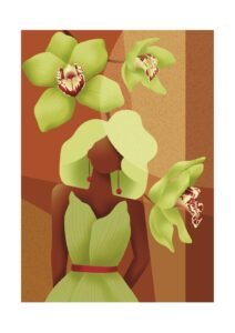 vrije illustratie - cymbidium